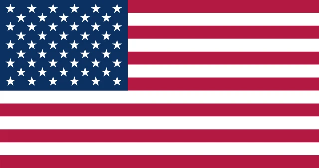 United States office location flag